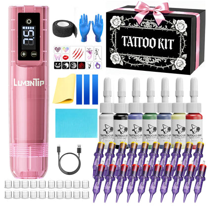 LumenTip JT91 front view showing compact wireless pen and sleek design for portability