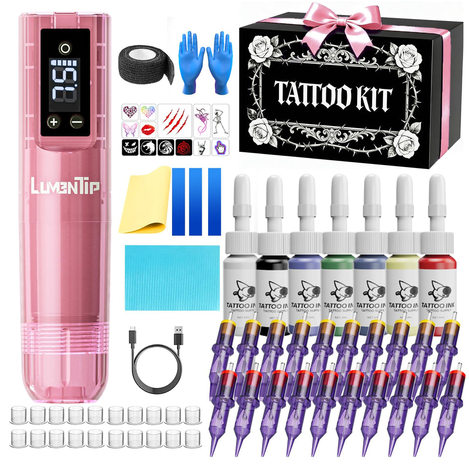 LumenTip JT91 front view showing compact wireless pen and sleek design for portability