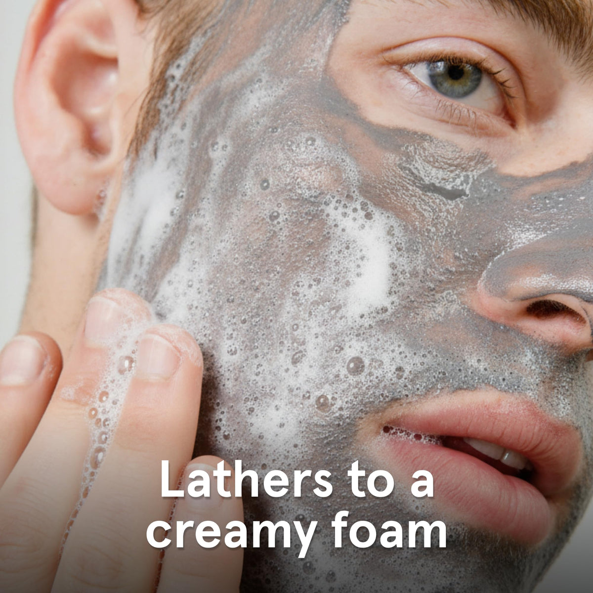 Lumin product label detail highlighting charcoal ingredients and formulation benefits