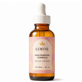 LUMINE front bottle view showing clean packaging and compact 60ml size for travel