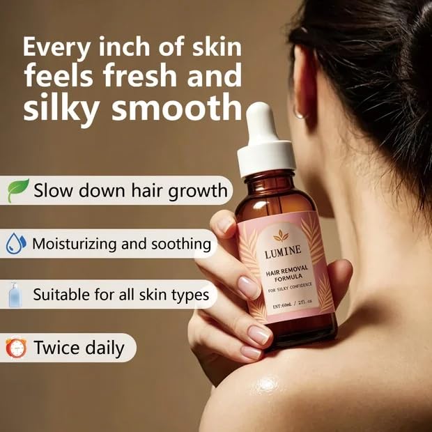 LUMINE label detail highlighting pure ingredients and no artificial additives benefit