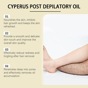 Lumine Organics application on forearm demonstrating soothing post-removal moisture