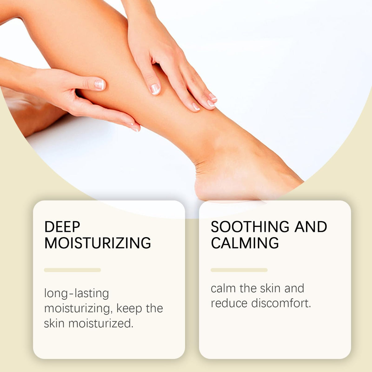 Lumine Organics underarm aftercare lifestyle scene showing gentle, calming benefit