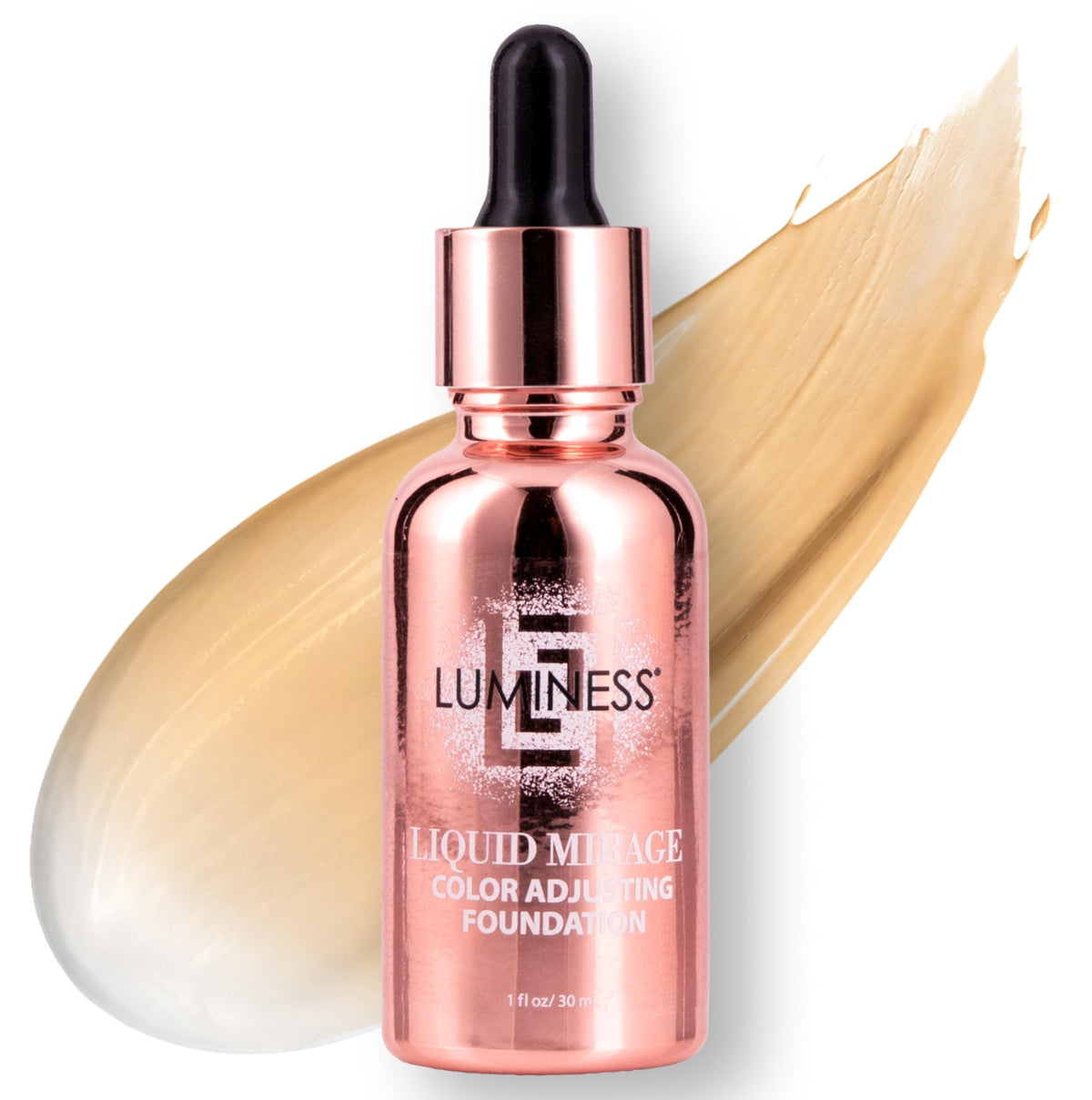 LUMINESS front packaging showing bottle and label for quick product ID