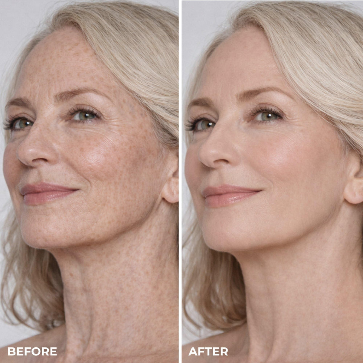 LUMINESS SPF 50 primer pump dispensing product to protect and smooth skin before makeup