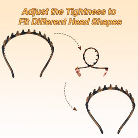lumitrail headband worn by model keeping hair back during activity