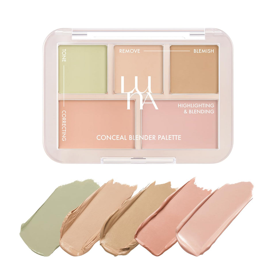 LUNA palette front closed showing compact sleek design and portability benefit