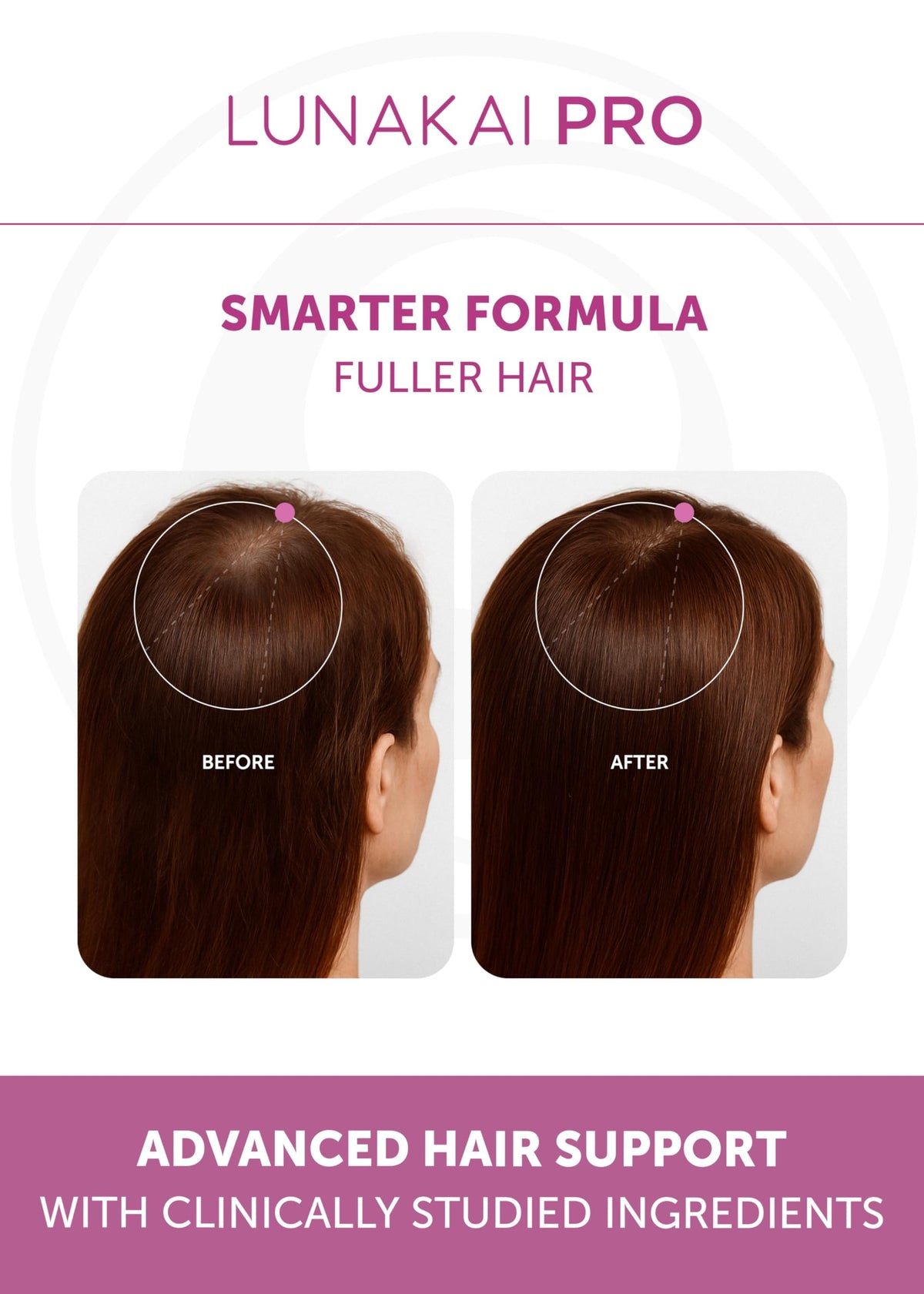 hydrolyzed marine collagen powder texture with Lunakai for strand support