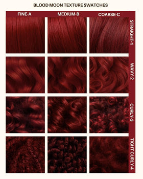 Side-by-side before and after showing Lunar Tides Blood Moon improved color vibrancy and shine