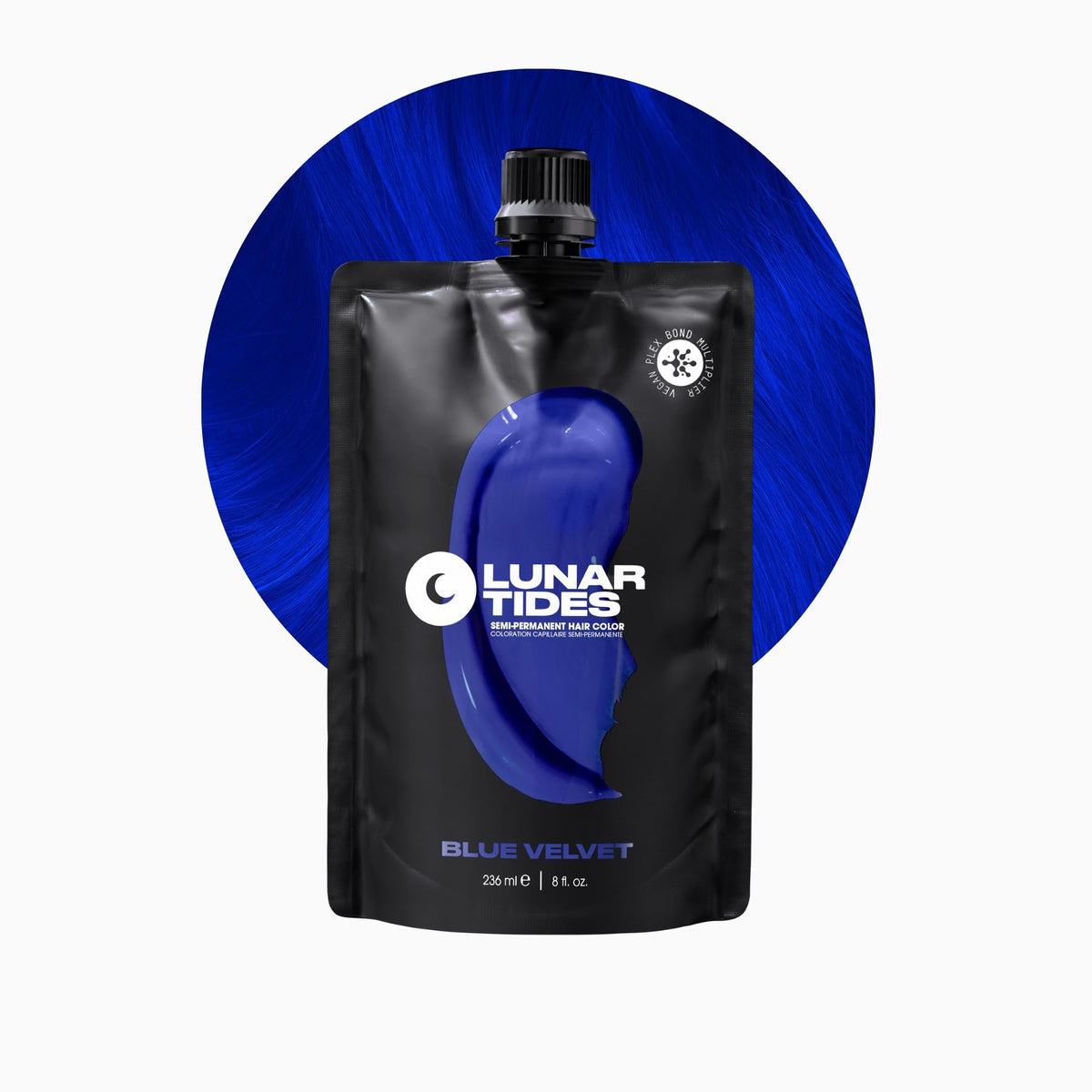 Lunar Tides front packaging showing bold blue color and product name