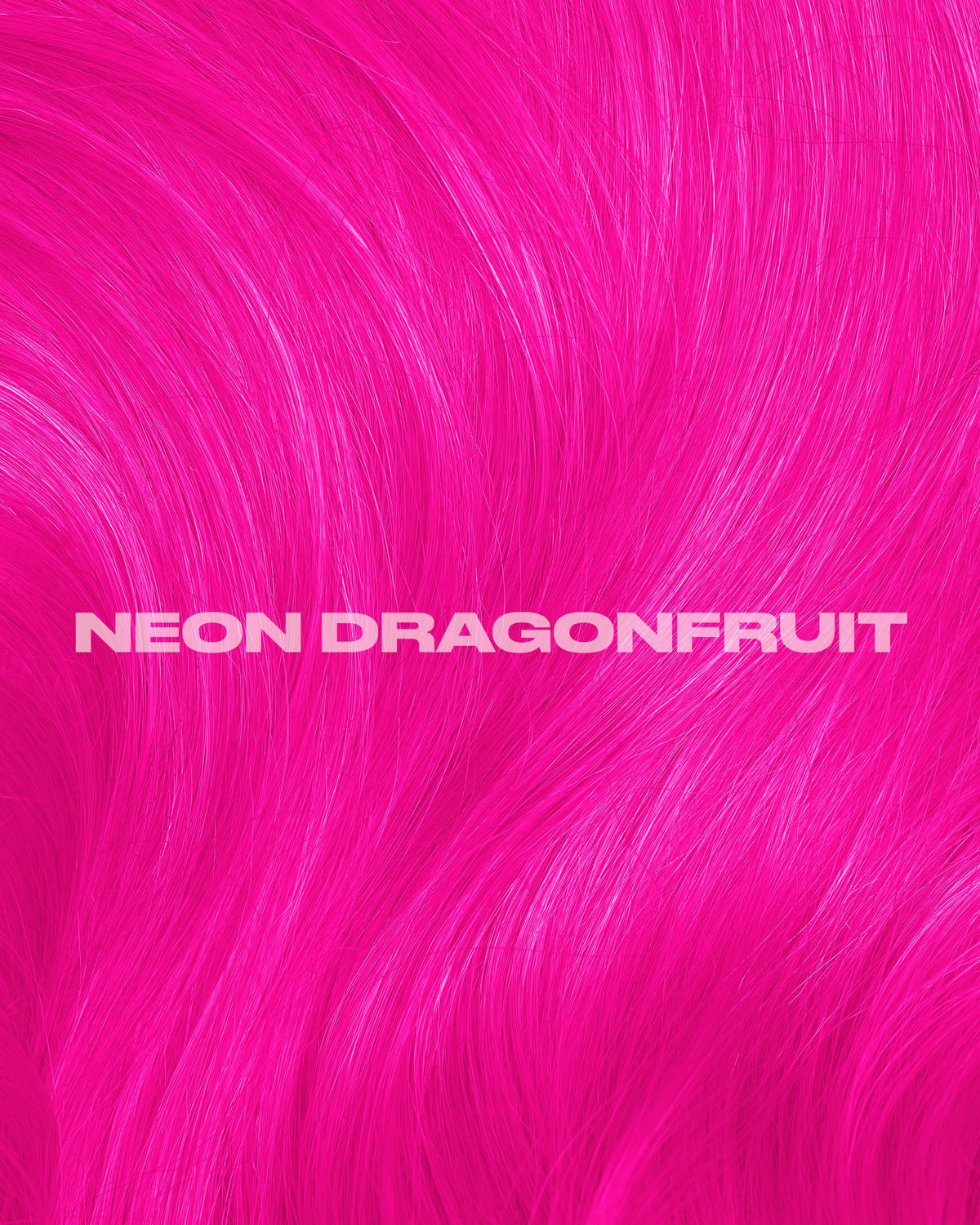 Lunar Tides hair swatch in neon dragonfruit displaying vivid pink pigment payoff