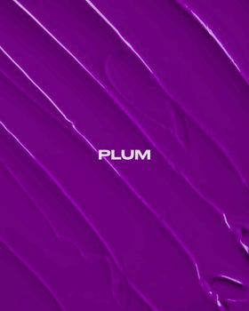 Lunar Tides Plum styled hair in studio showcasing rich plum finish