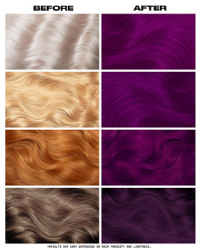 Lunar Tides Plum swatches on paper demonstrating true pigment
