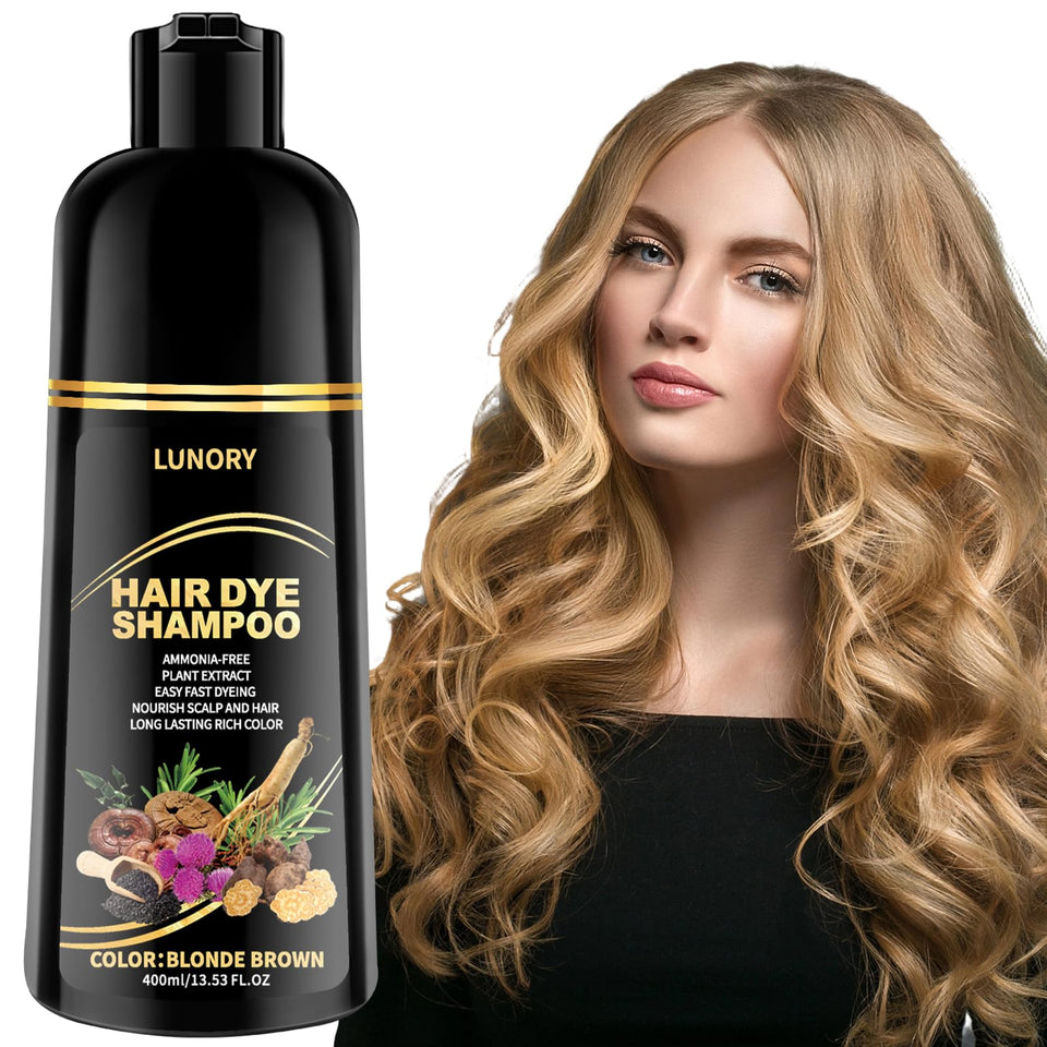 Lunory front packaging showing product and benefit of gray coverage