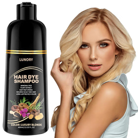 Lunory front packaging showing light blonde shade and benefits