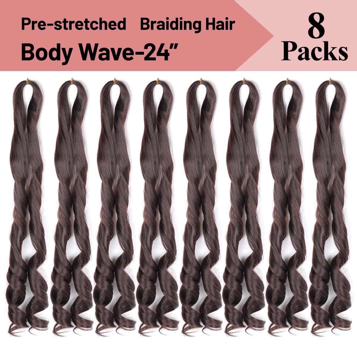 Luoyudu braid close-up showing consistent thickness root to tip for neat styles