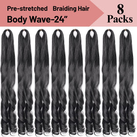 Luoyudu installed box braids lifestyle demonstrating volume and movement