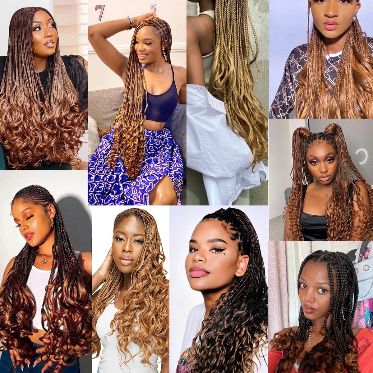 Luoyudu styled goddess locs outdoors showcasing bouncy finished look