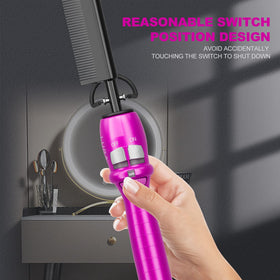 LURA comb held in hand to show scale and lightweight design for comfortable use