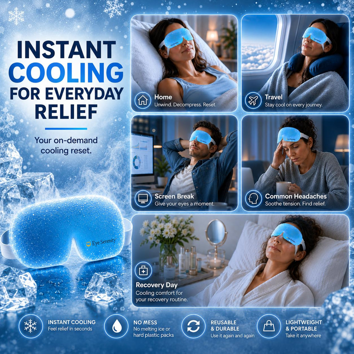 Lure Essentials individual wrapper opened for instant cooling convenience