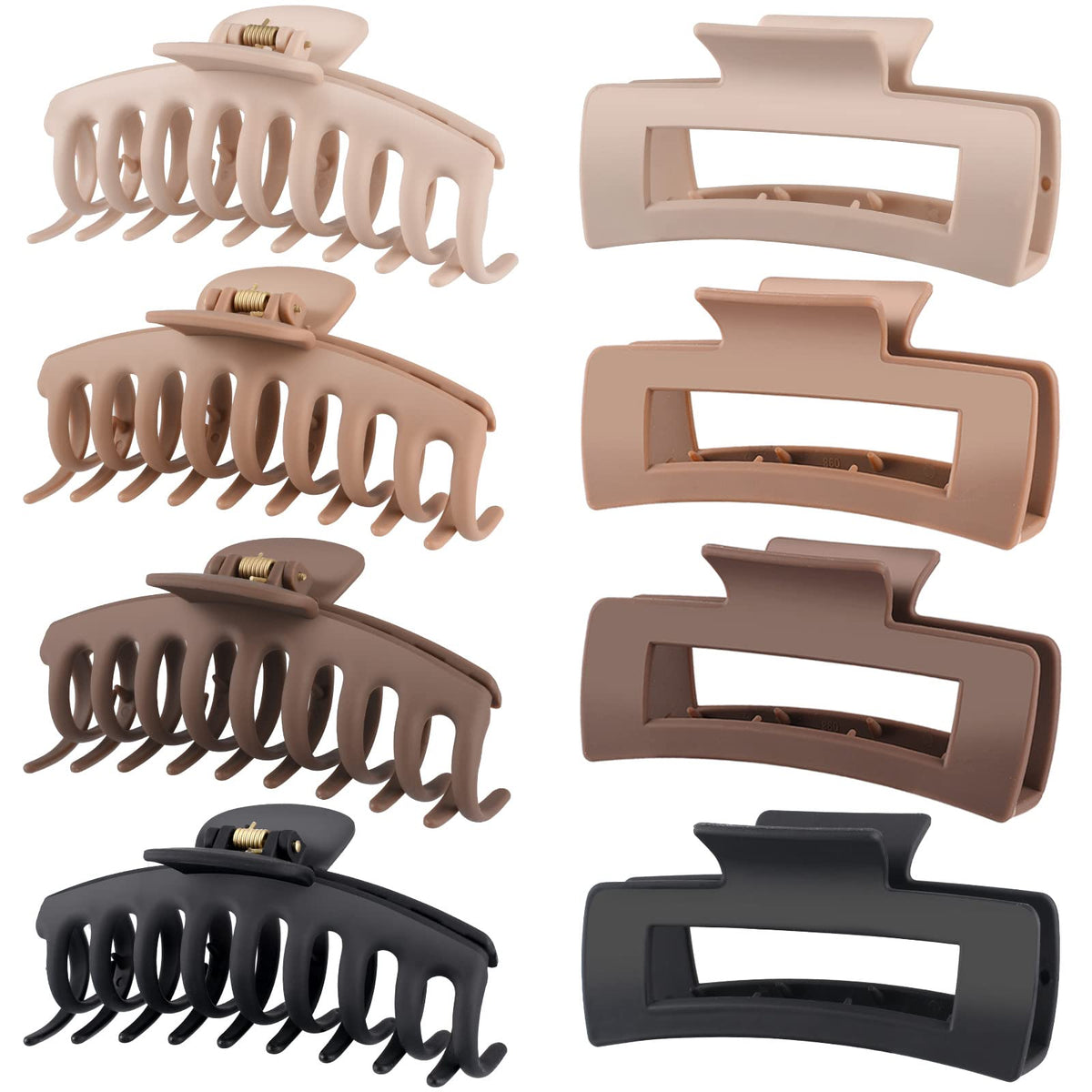LuSeren front view of clip set showing neat packaging and neutral tones for gifting