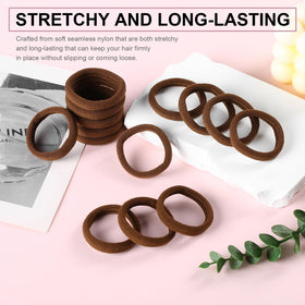 LuSeren hair ties inside a travel bag showing convenience for on-the-go styling