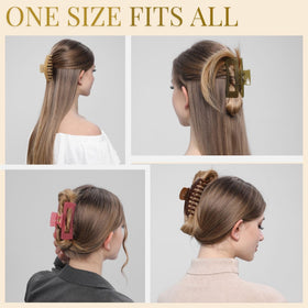 LuSeren clip holding a bun illustrating reliable hold for updo benefit