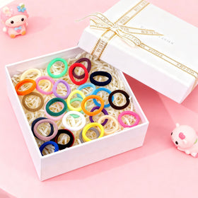 LuSeren organized storage box of bands for quick styling and tidy storage