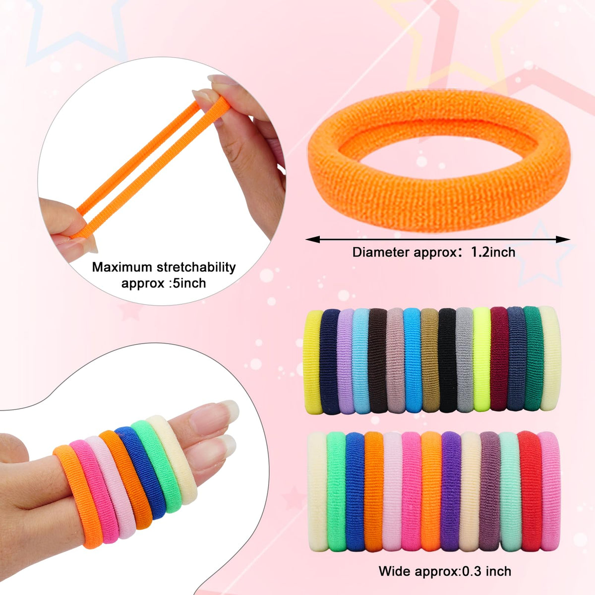 LuSeren size comparison in hand showing 1-inch small diameter for fine hair