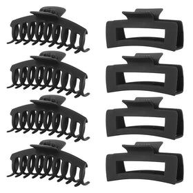 LuSeren clip holding damp hair showing reliable grip when hair is wet