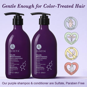 LUSETA conditioner creamy texture on spoon for smoothing and hydration