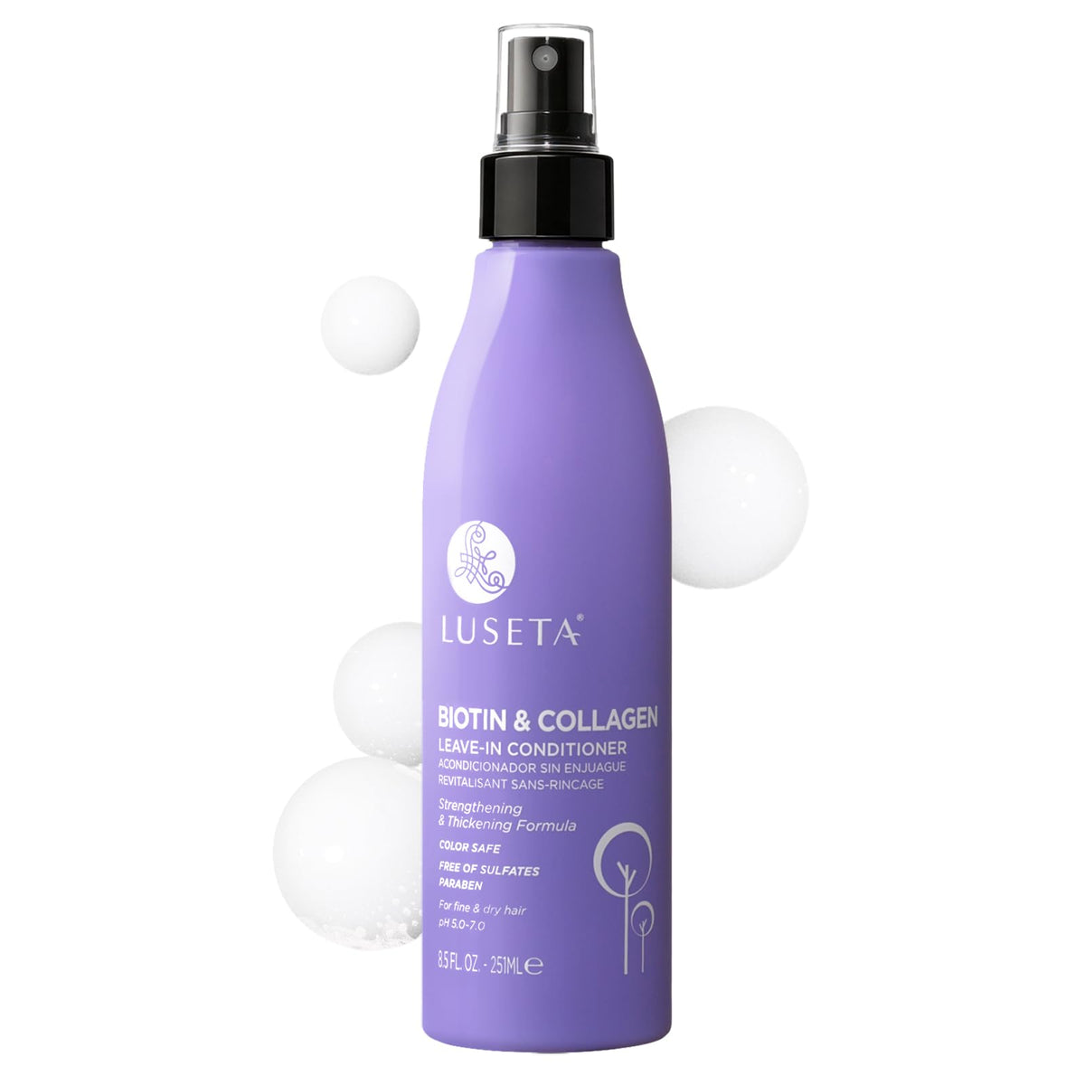 Luseta front packaging bottle showing product benefit and volume