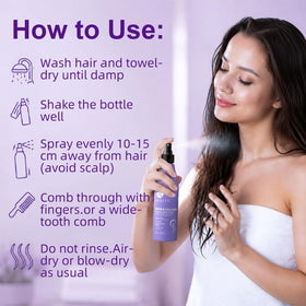 Luseta label ingredients closeup listing biotin and nourishing agents