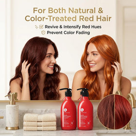 Luseta ingredient label with pomegranate and rosa canina, nourishes color-treated hair