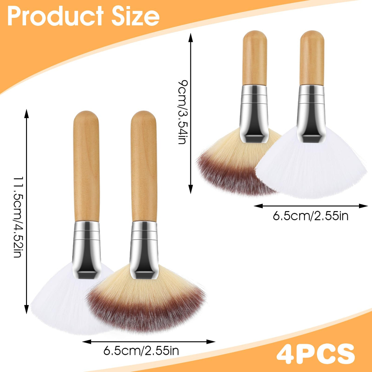 Close-up of Lusofie nylon bristles highlighting soft texture for gentle skin contact
