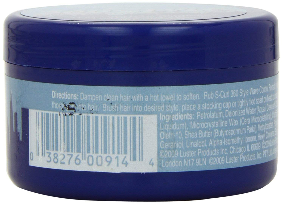 Luster's applied to hair waves, enhancing wave definition and reducing frizz