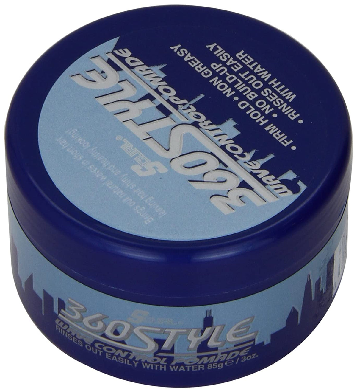 Luster's open jar texture close-up, showing smooth formula for easy spreading