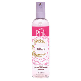 Luster's front packaging showing bottle and label for instant shine