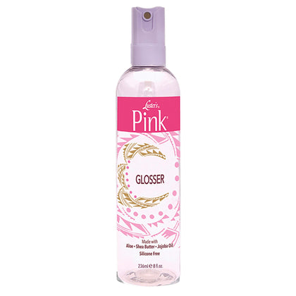Luster's front packaging showing bottle and label for instant shine