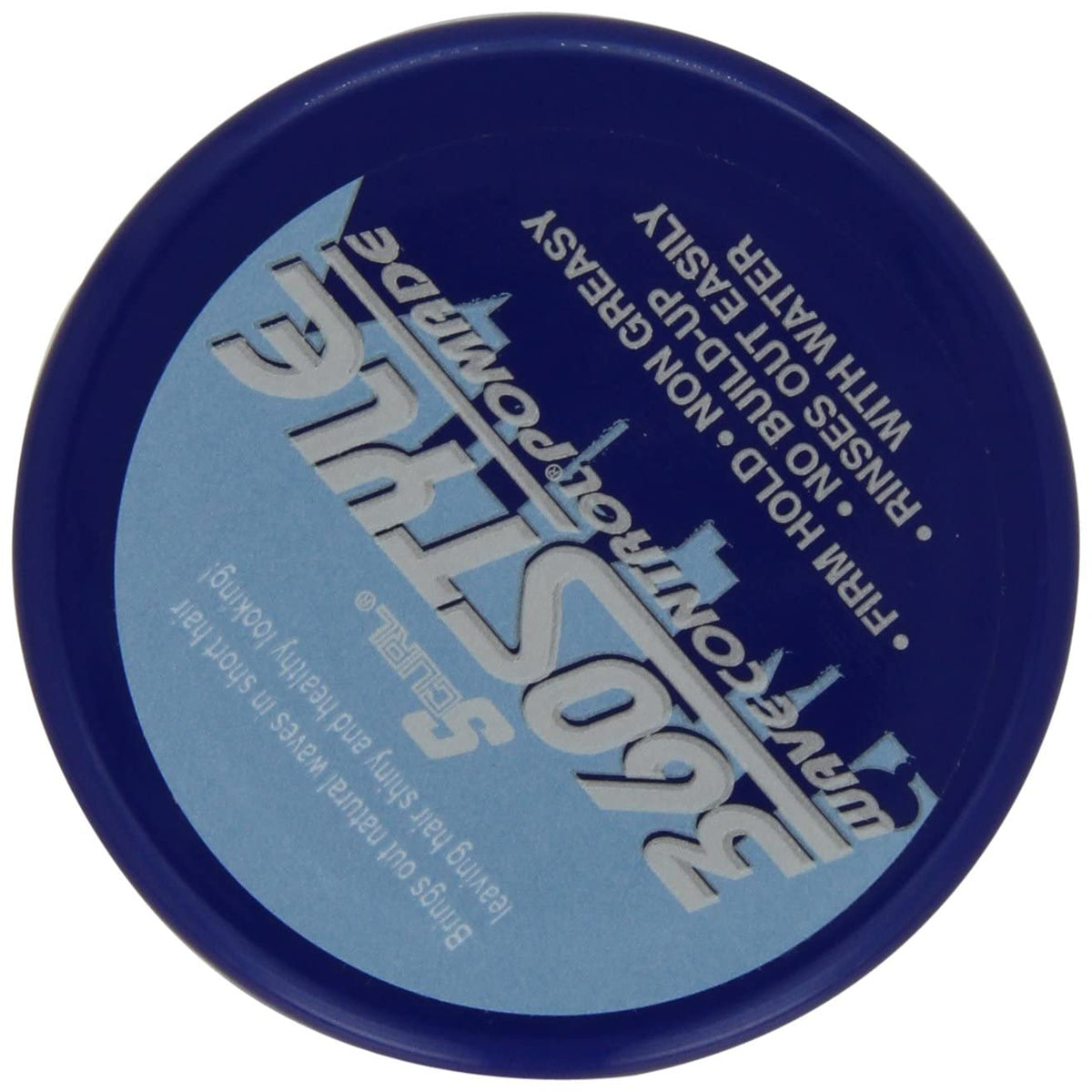 Luster's pomade gloss finish on hair highlighting controlled shine benefit