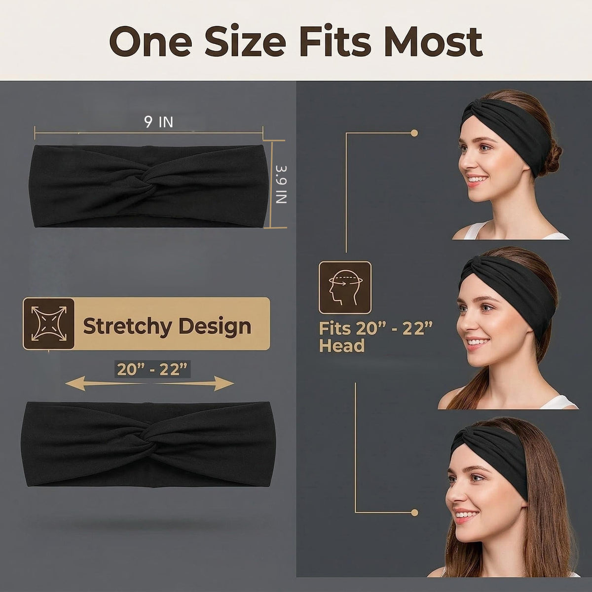 Luuao twist-knotted detail demonstrating pressure-free styling and support