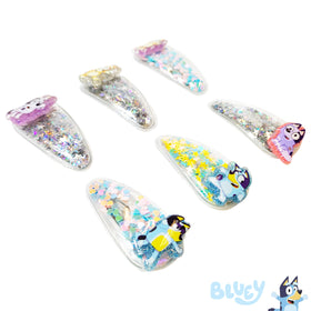 LUV HER close-up of Bluey character charm detailing, vivid and durable