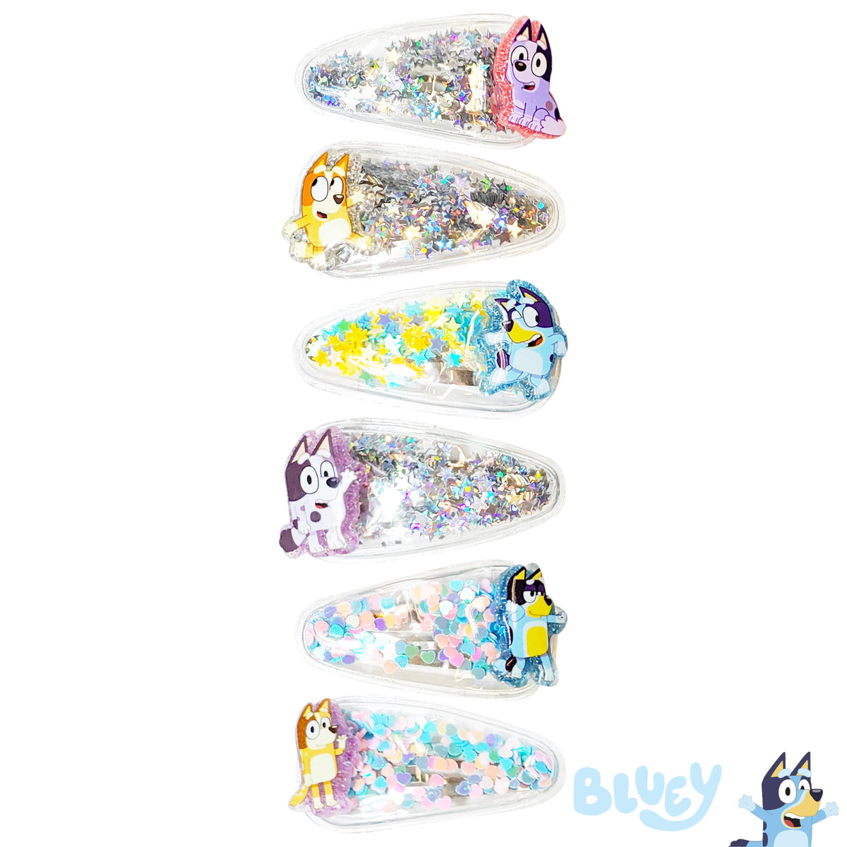 LUV HER arranged clips showing color variety to match multiple outfits