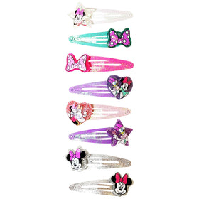 LUV HER Disney Minnie clip holding child's hair to show secure, non-slip performance