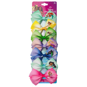 LUV HER front packaging showing seven Disney Princess clips and bright bows