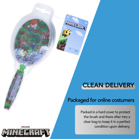 LUV HER brush handle in hand demonstrating child-friendly grip and comfortable control