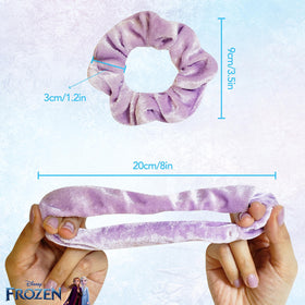 LUV HER scrunchie fabric close-up showing smooth silk-feel and low friction