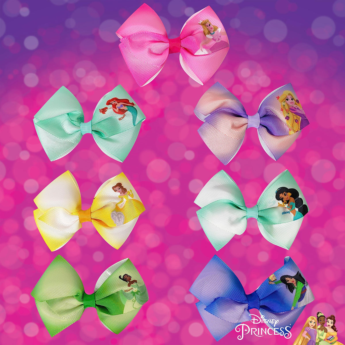 LUV HER clip next to a hand to show accurate 4-inch bow scale