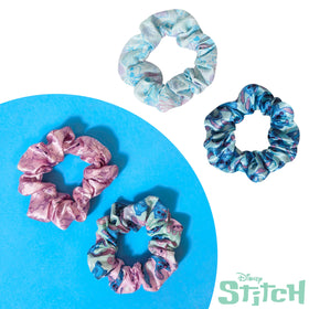 LUV HER flat lay of all four scrunchies showing color variety and mix-match options
