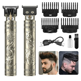 Luwihou trimmer front view showing bronze finish and sleek design for premium look
